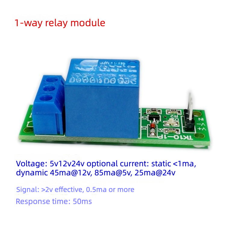 Home Automation With Arduino - Moduł przekaźnikowy 1-kanałowy, 5 sztuk, wyzwalanie