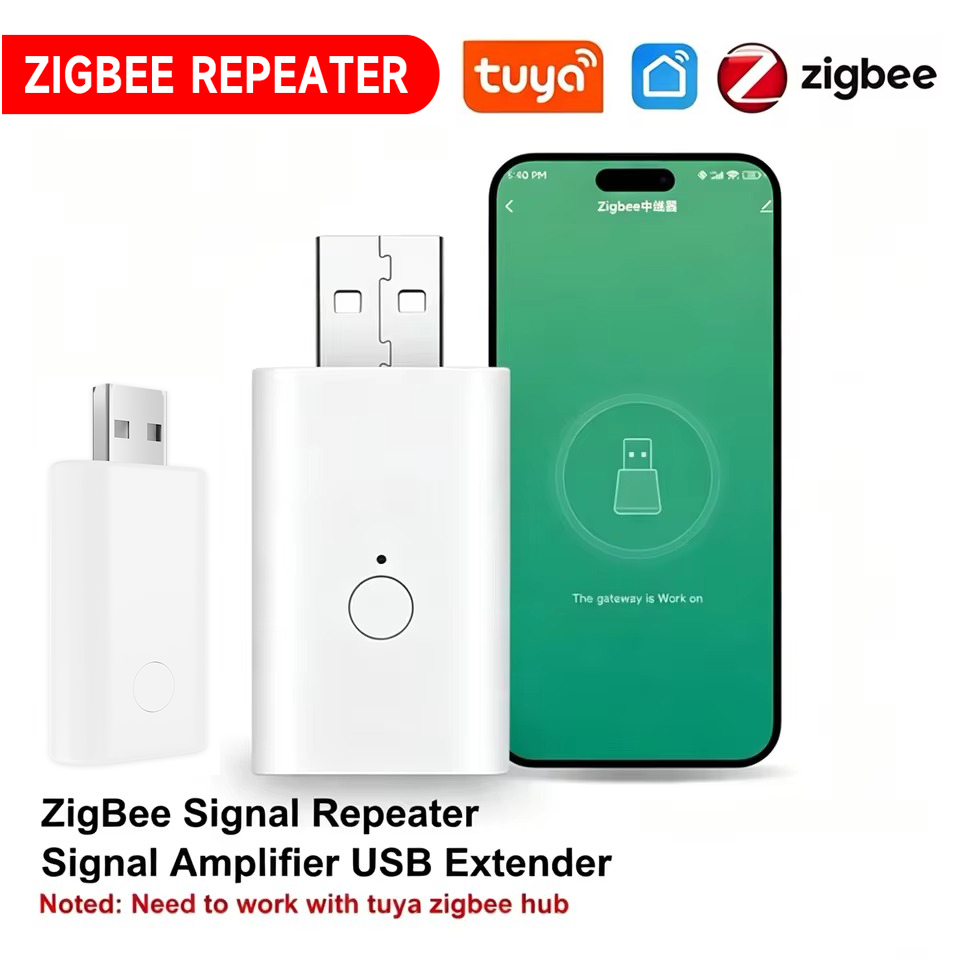 Home Automation Ideas - Wzmacniacz sygnału Tuya ZigBee USB, przedłużacz