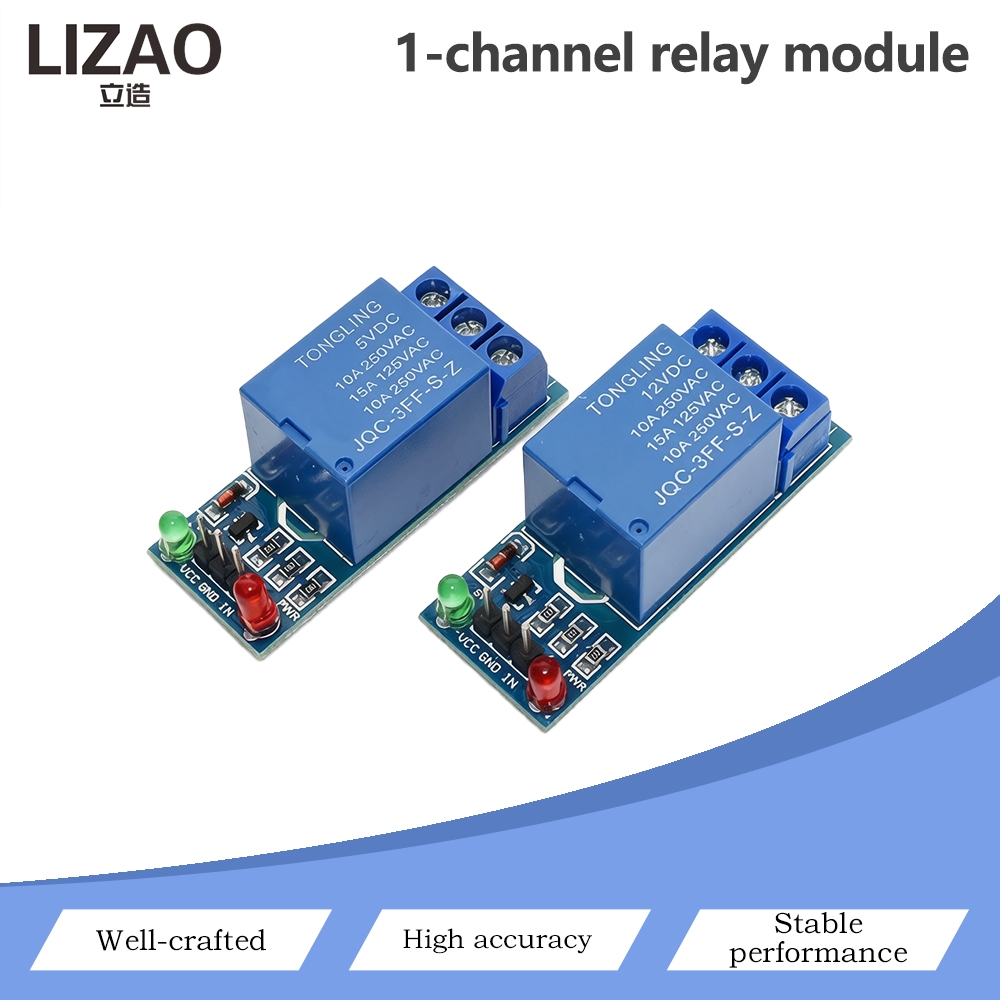 Home Automation With Arduino - 1-kanałowy moduł przekaźnika 3.3V 5V 12V