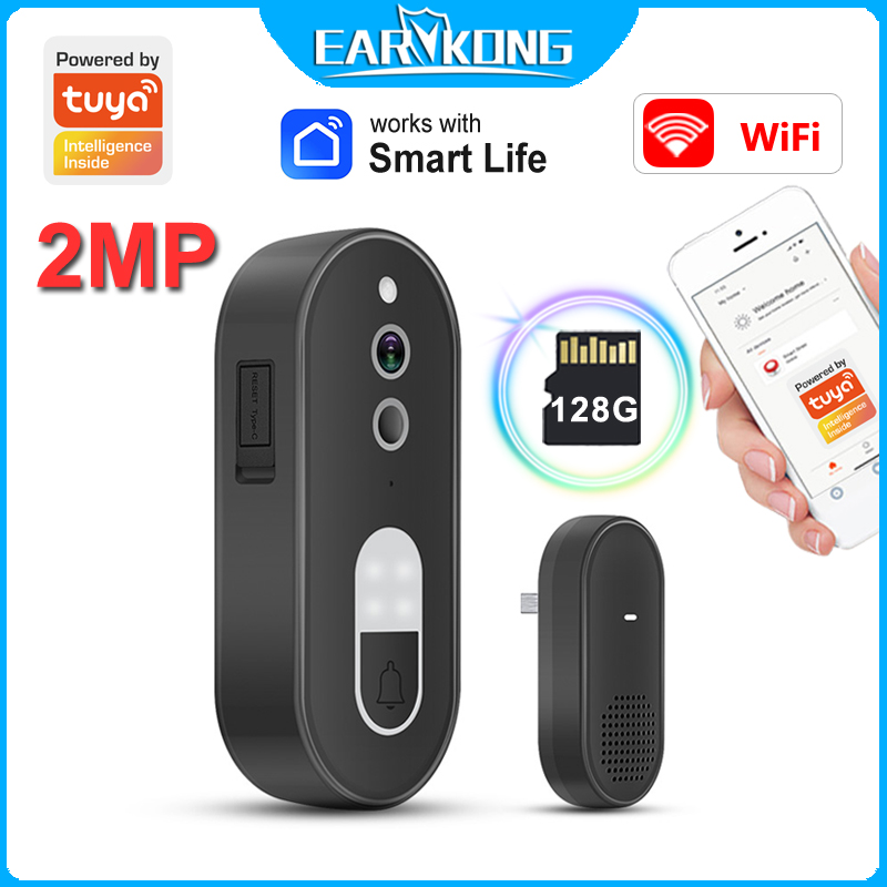 Smart Doorbell Wired - Wideodomofon WiFi współpracujący z Tuya Smart