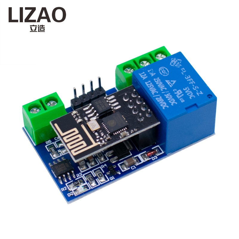 Home Automation With Arduino - Moduł przekaźnikowy WiFi IoT LIZAO ESP8266