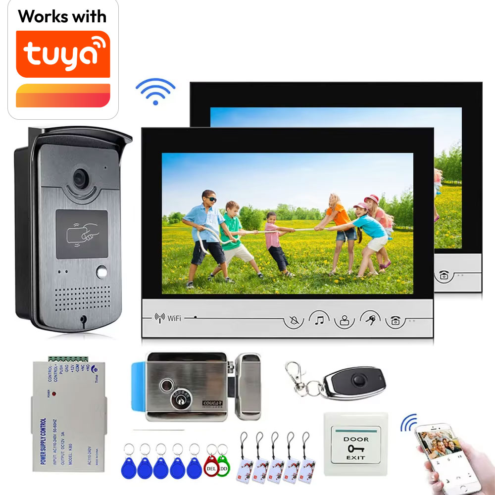 Tuya 9-calowy kolorowy bezprze – Smart Doorbell Wired recenzja i cena