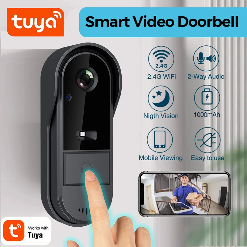 Dzwonek do drzwi Tuya WiFi, dw – Smart Doorbell Wired recenzja i cena