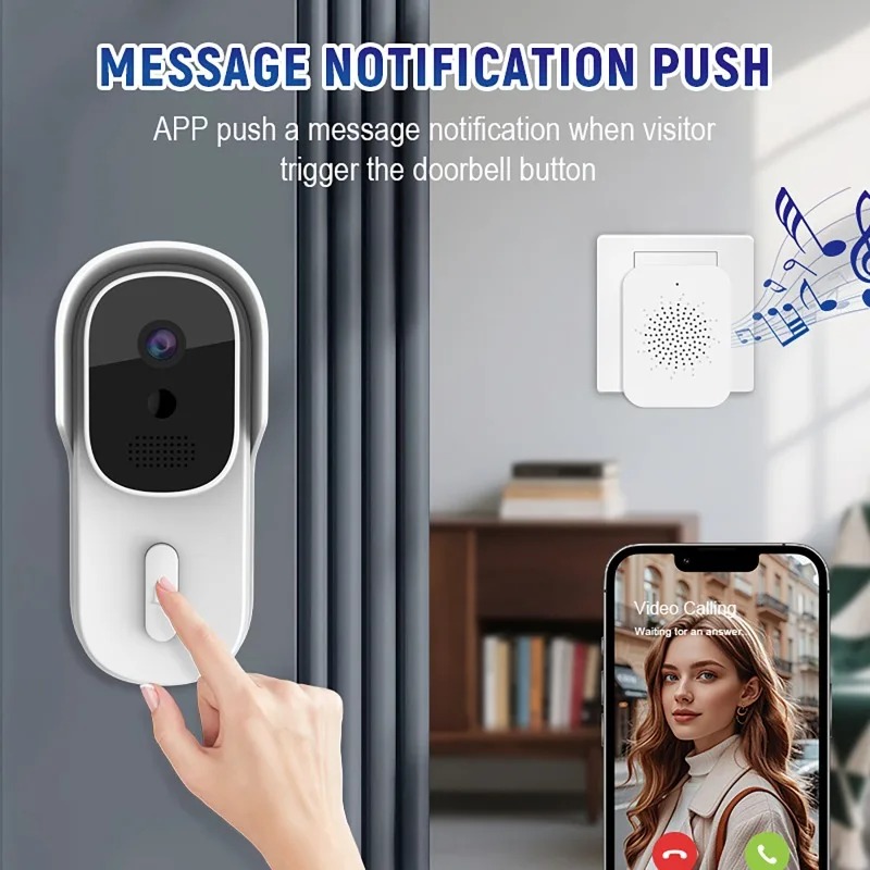 Szerokokątny wideodomofon WiFi – Smart Doorbell Wired recenzja i cena