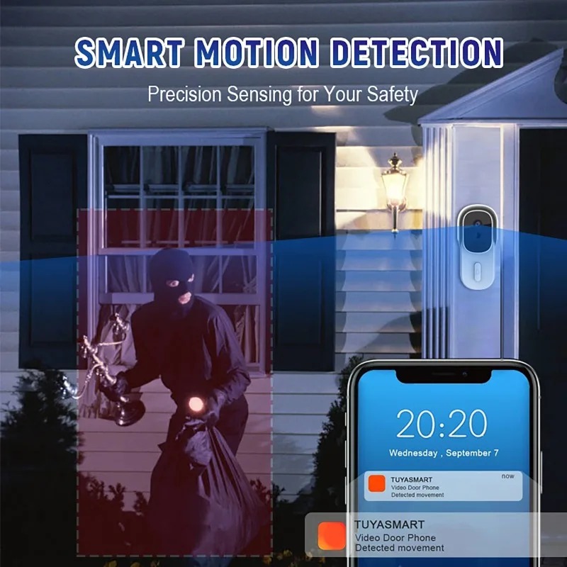 Szerokokątny wideodomofon WiFi – Smart Doorbell Wired recenzja i cena