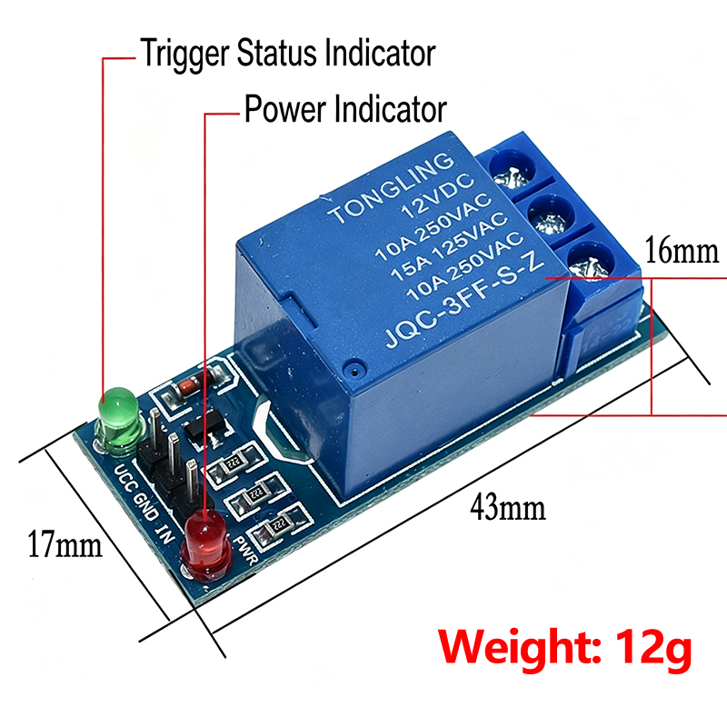 1-kanałowy moduł przekaźnika 3 – Home Automation With Arduino recenzja i cena