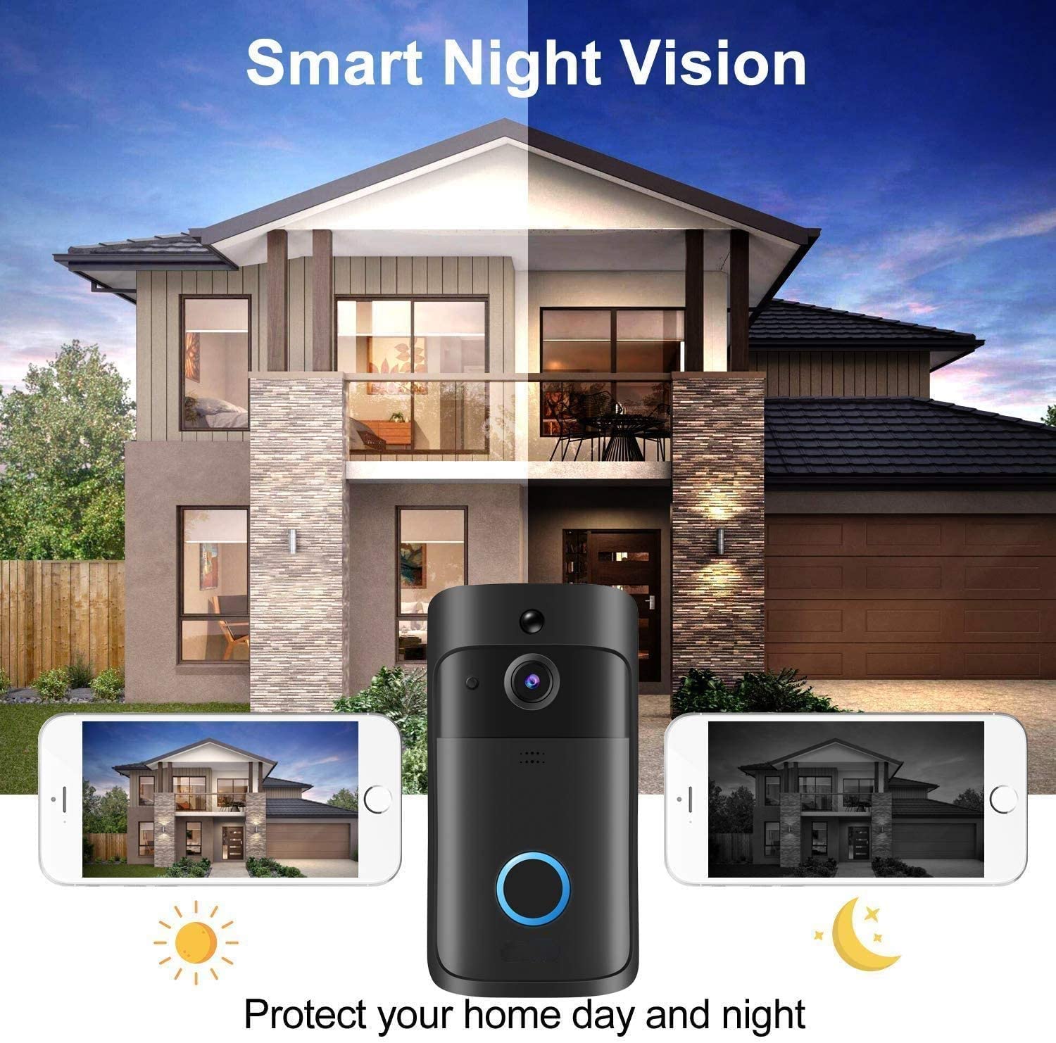 Kamera wideodomofonowa HD WiFi – Smart Doorbell Wired recenzja i cena