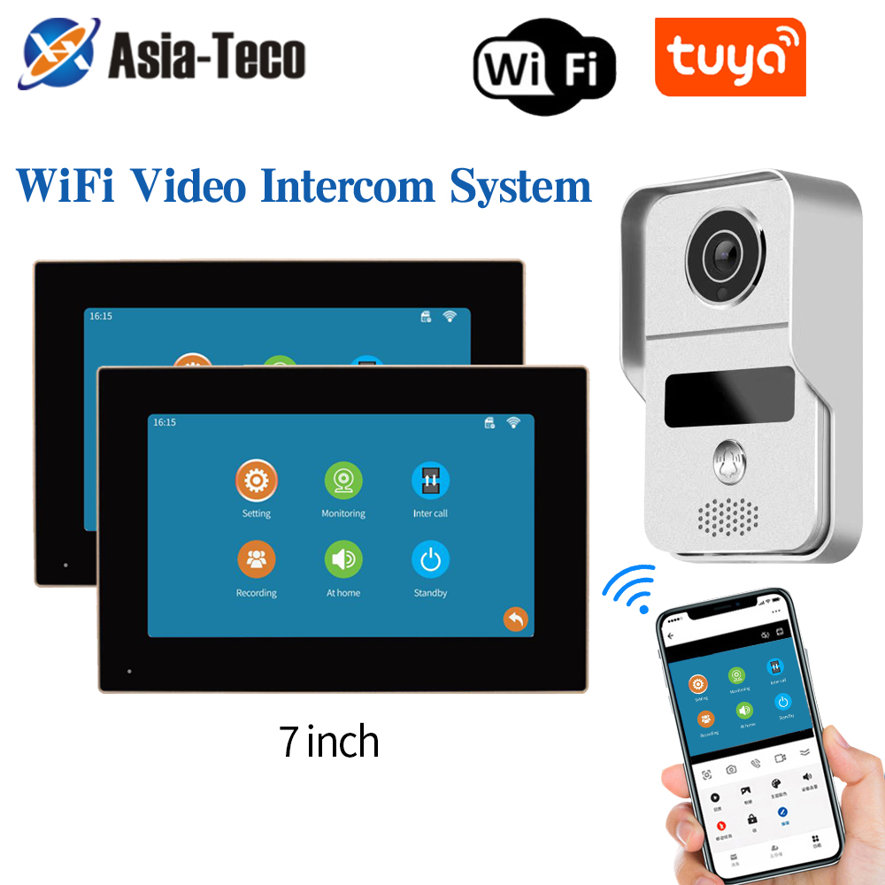 1080P 7-calowy wideodomofon Wi – Smart Doorbell Wired recenzja i cena