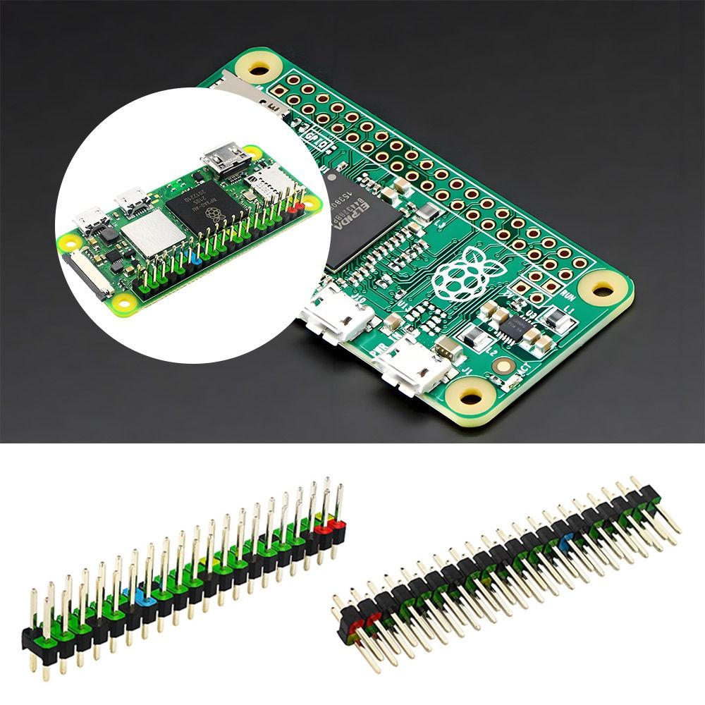 Listwa kołkowa 2x20 pinów, ras – Pi Zero W Board recenzja i cena